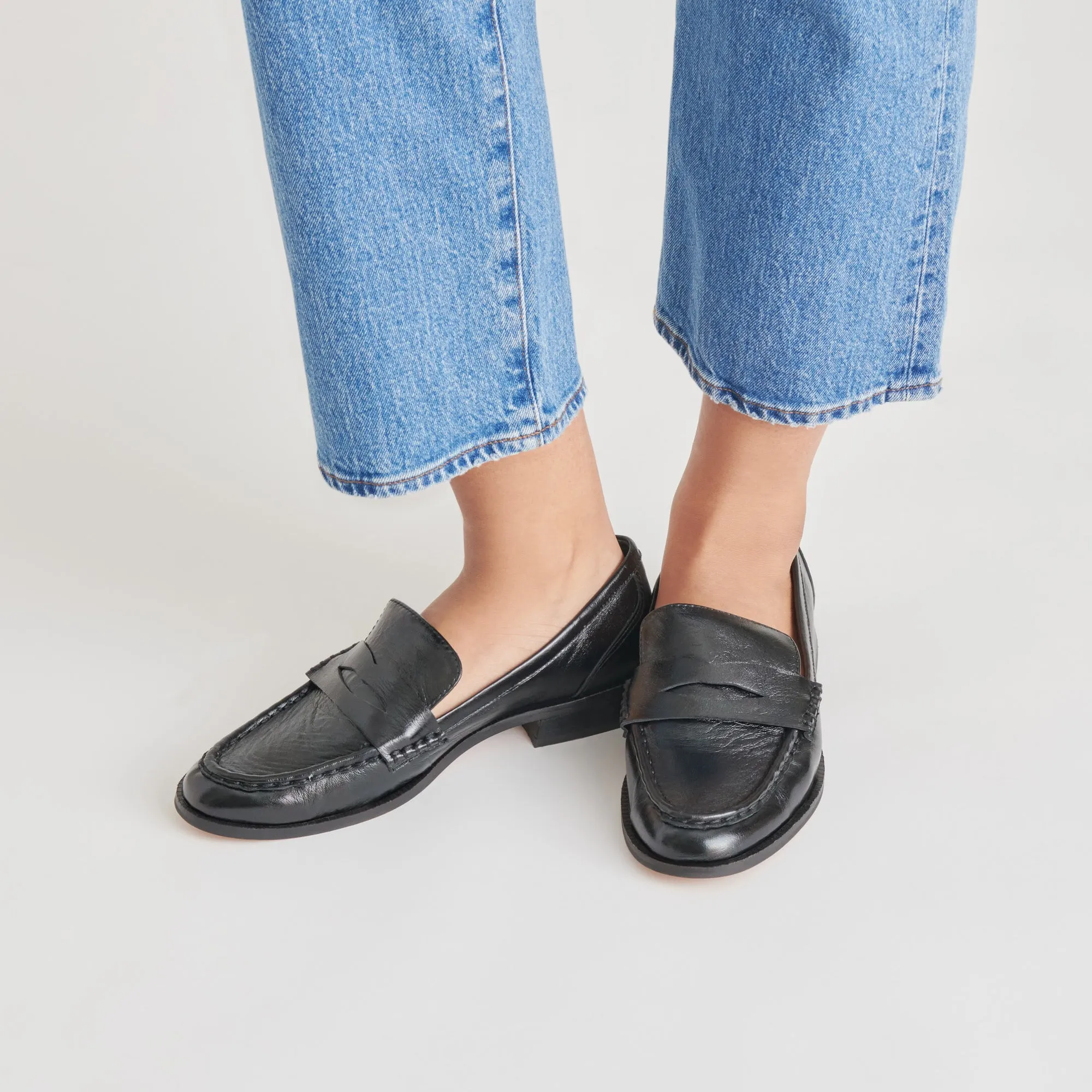 HILLY LOAFERS BLACK LEATHER sold by Dolce Vita product image thumbnail 2