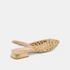 CYNDI FLATS GOLD WOVEN sold by Dolce Vita