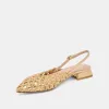 CYNDI FLATS GOLD WOVEN sold by Dolce Vita
