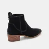 ABLE BOOTIES BLACK SUEDE re:vita sold by Dolce Vita
