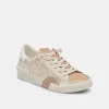 ZINA SNEAKERS SAND EMBOSSED LEATHER sold by Dolce Vita