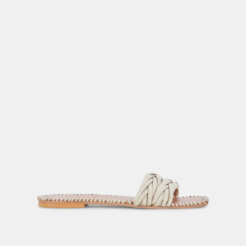 AVANNA SANDALS BONE LEATHER sold by Dolce Vita