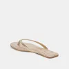 LAYNEY SANDALS LIGHT GOLD METALLIC LEATHER sold by Dolce Vita