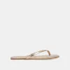 LAYNEY SANDALS LIGHT GOLD METALLIC LEATHER sold by Dolce Vita