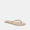 LAYNEY SANDALS LIGHT GOLD METALLIC LEATHER sold by Dolce Vita