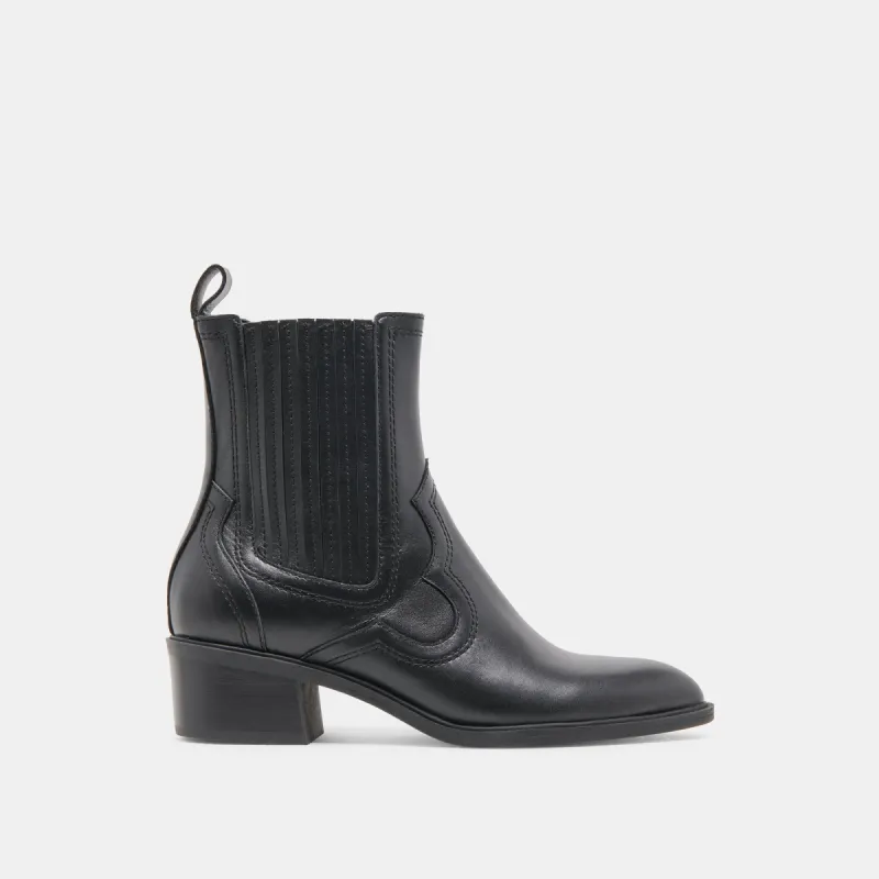 BRYLEE H2O BOOTIES BLACK LEATHER sold by Dolce Vita