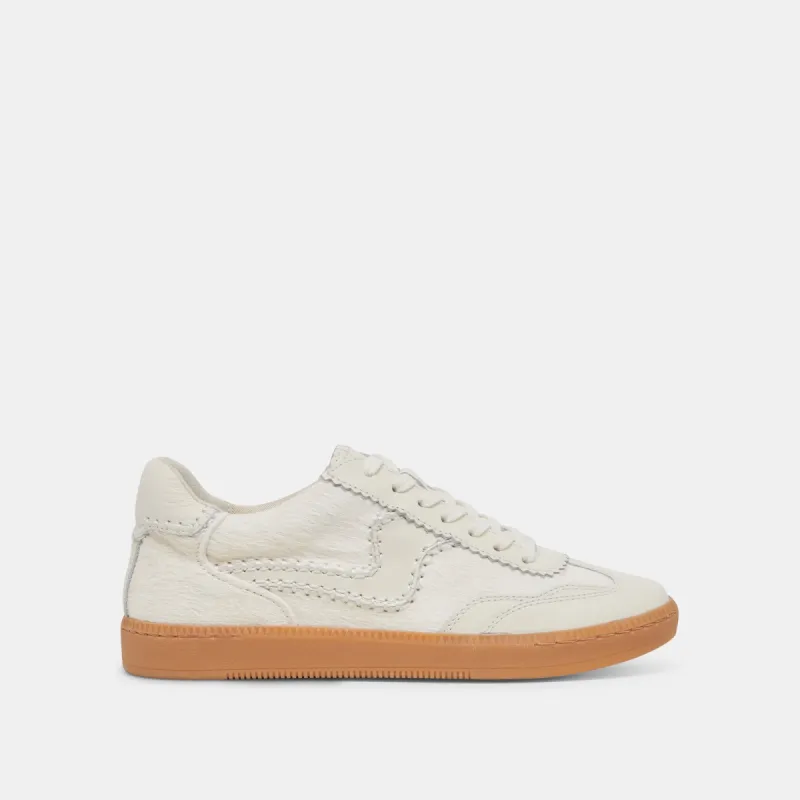 NOTICE STITCH SNEAKERS IVORY CALF HAIR sold by Dolce Vita