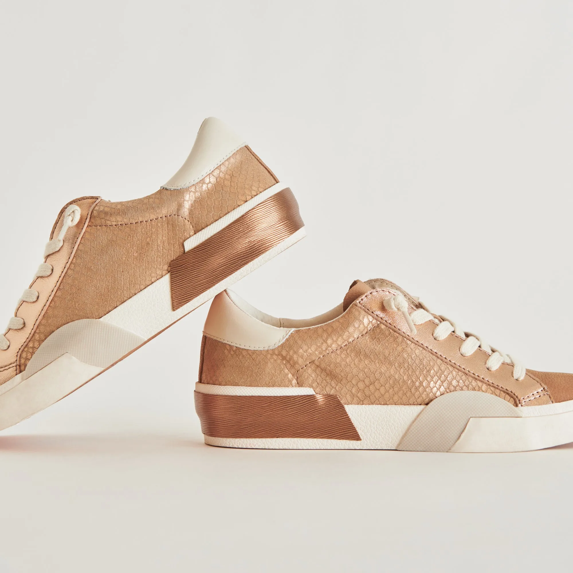 ZINA SNEAKERS BRONZE EMBOSSED LEATHER sold by Dolce Vita product image thumbnail 2