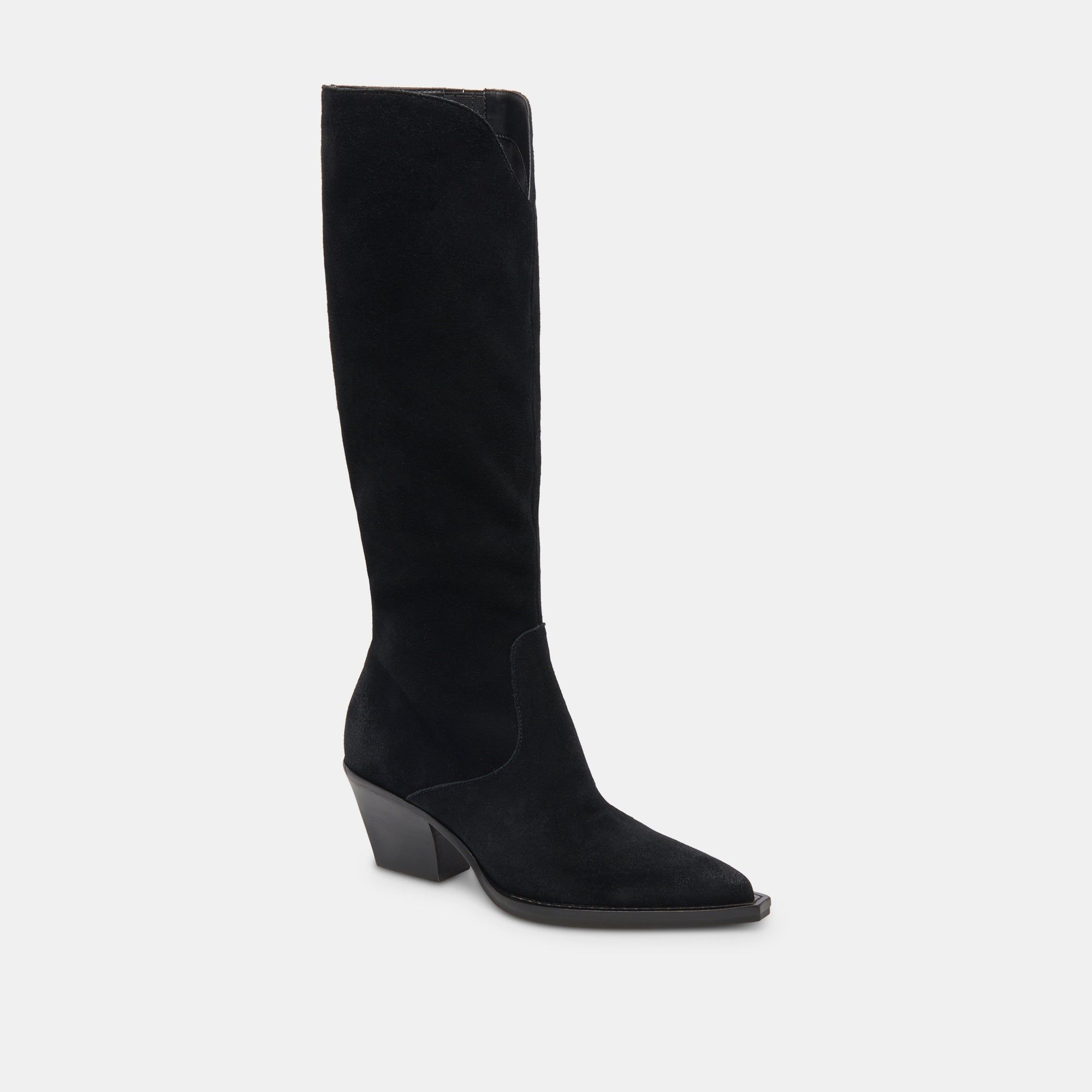 RAJ EXTENDED CALF BOOTS ONYX SUEDE sold by Dolce Vita product image thumbnail 2