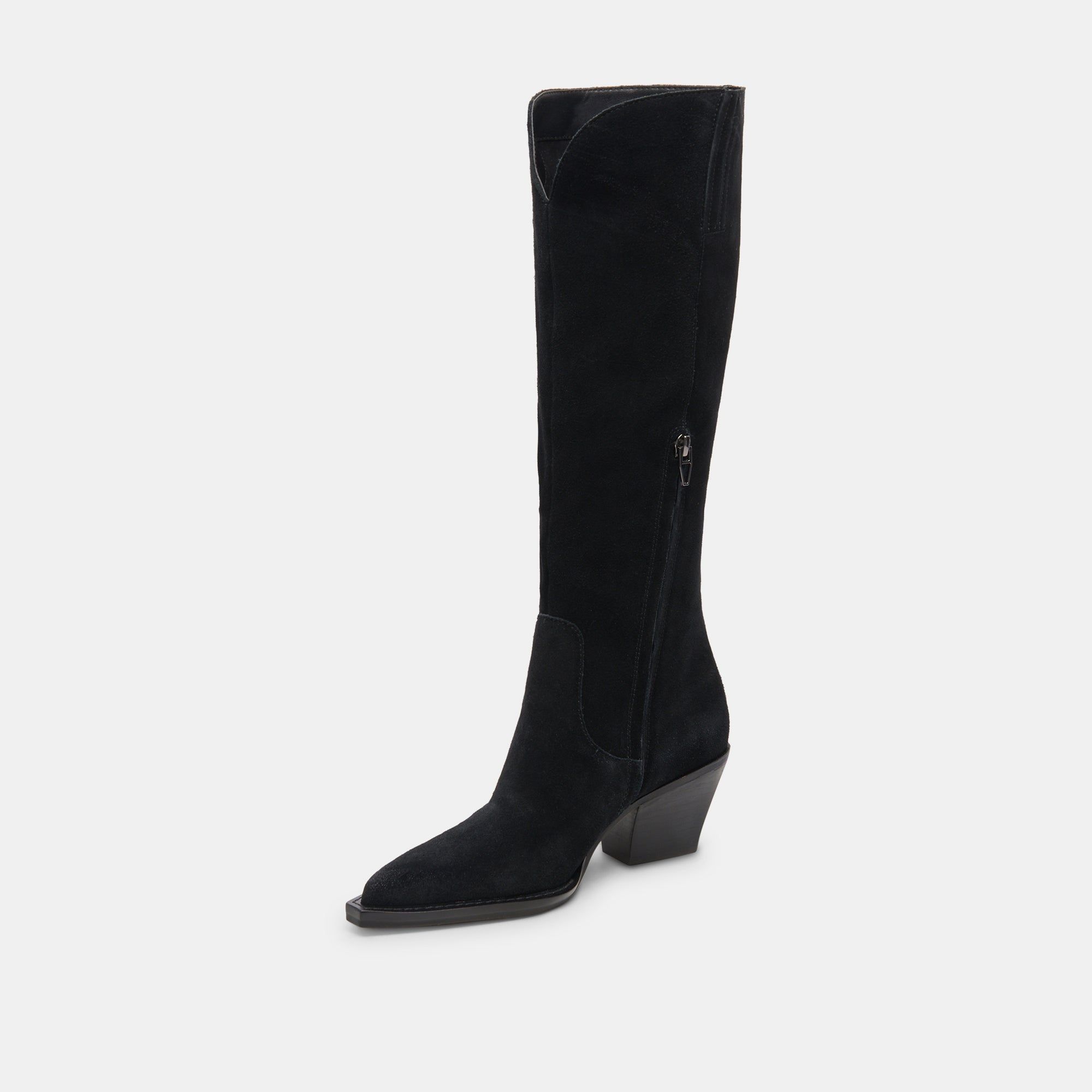 RAJ EXTENDED CALF BOOTS ONYX SUEDE sold by Dolce Vita product image thumbnail 4