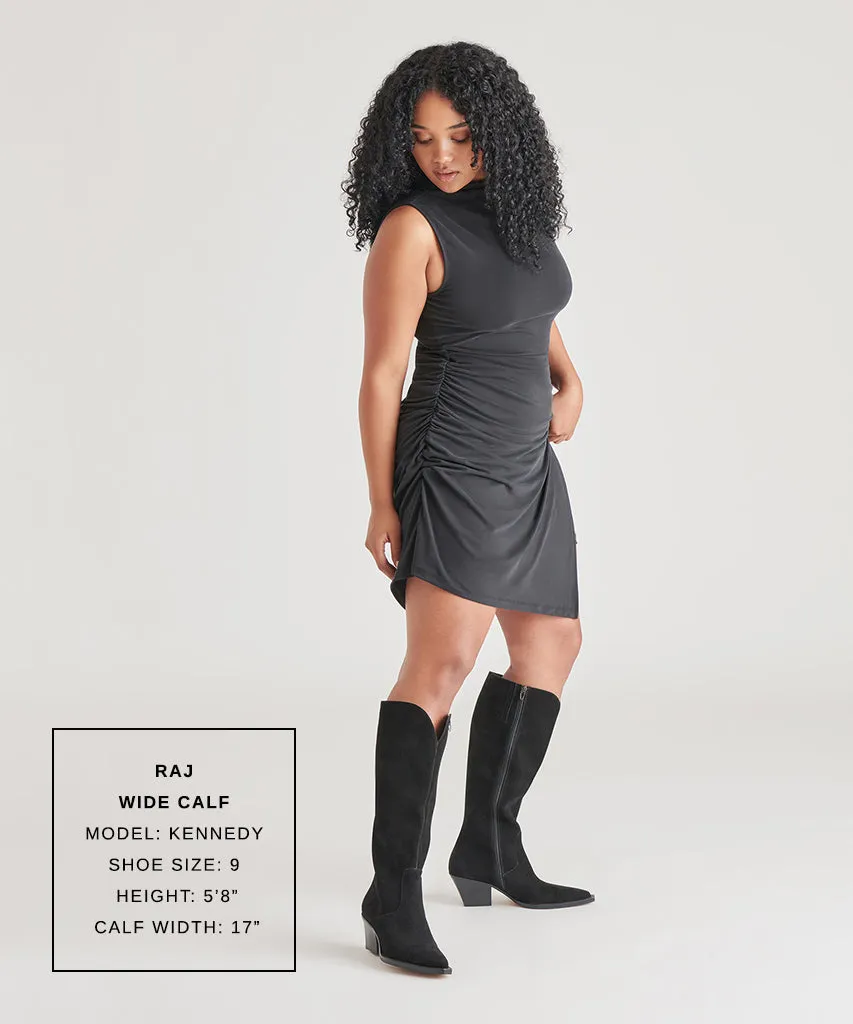 RAJ WIDE CALF BOOTS ONYX SUEDE sold by Dolce Vita product image thumbnail 5