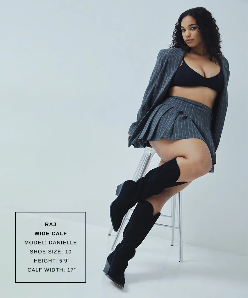 RAJ WIDE CALF BOOTS ONYX SUEDE sold by Dolce Vita product image thumbnail 3