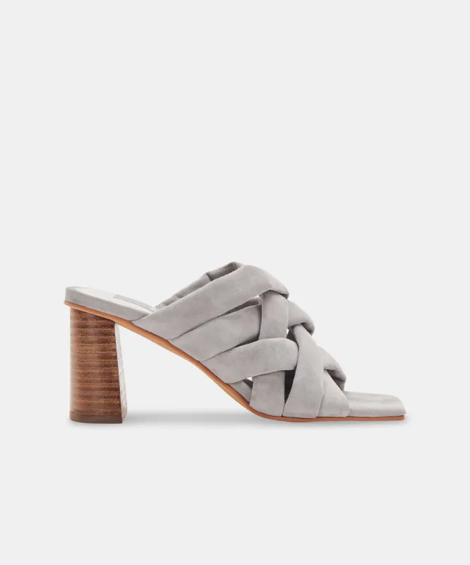 POIRA HEELS CHARCOAL SUEDE re:vita sold by Dolce Vita