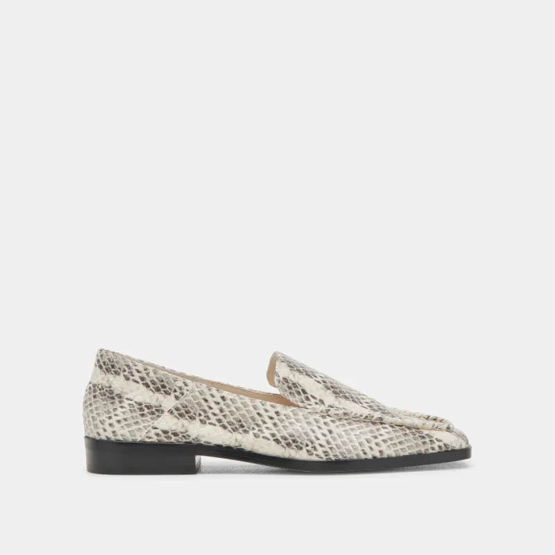 BENY FLATS GREY WHITE SNAKE EMBOSSED sold by Dolce Vita