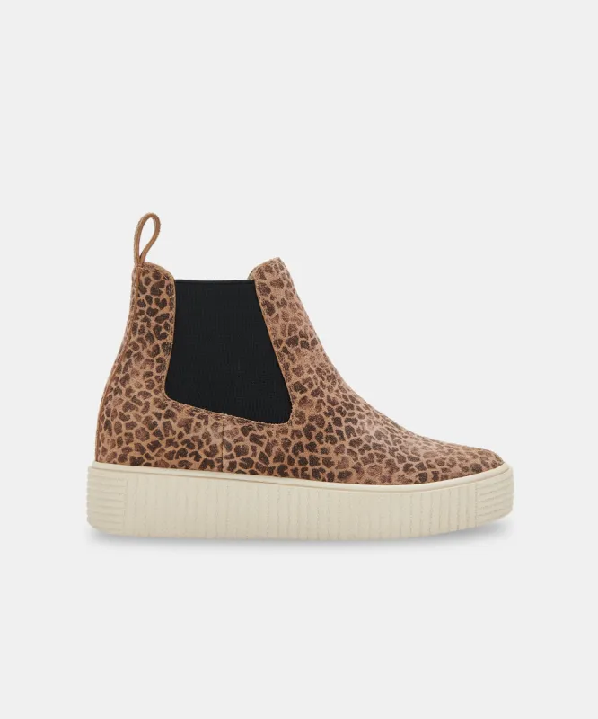COLA SNEAKERS DK LEOPARD SUEDE - re:vita made by Dolce Vita