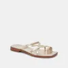 INDIGO SANDALS GOLD DISTRESSED LEATHER sold by Dolce Vita