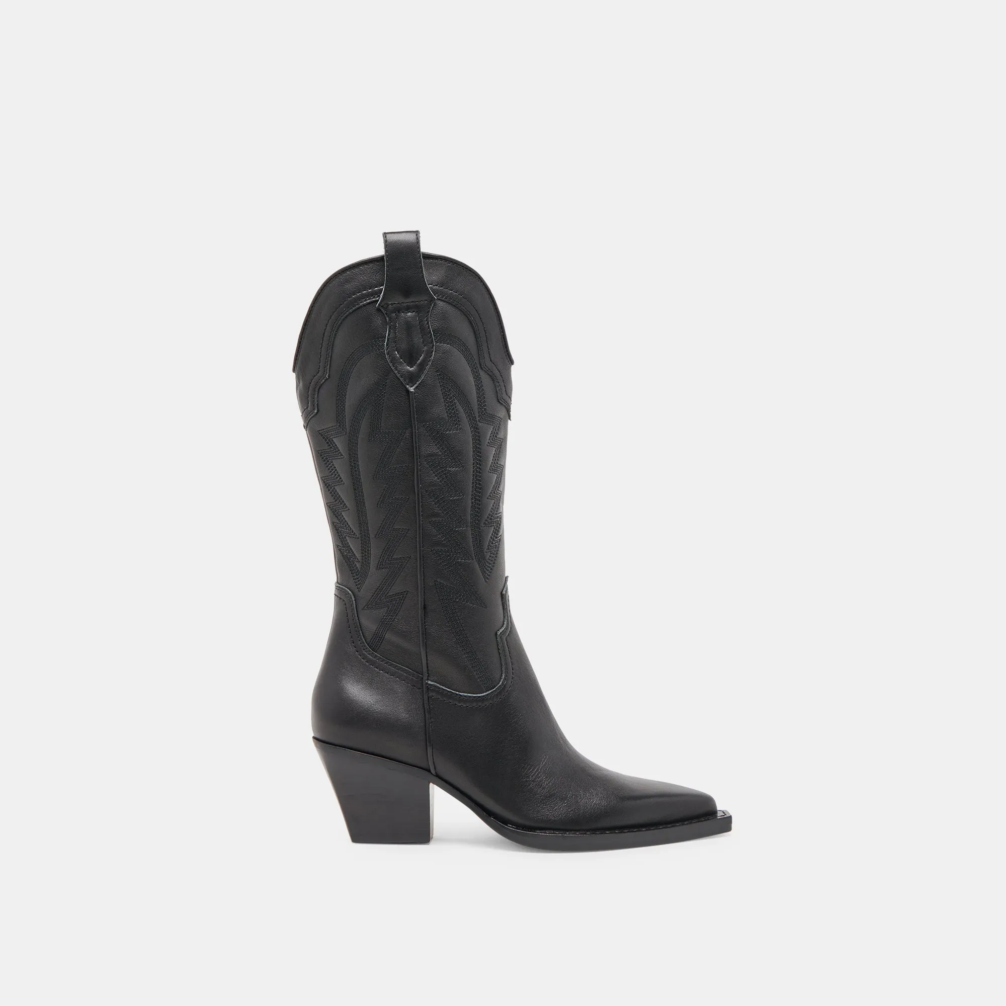 RYLAND BOOTS BLACK LEATHER sold by Dolce Vita