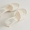 MEEZA PEARL HEELS IVORY MESH sold by Dolce Vita