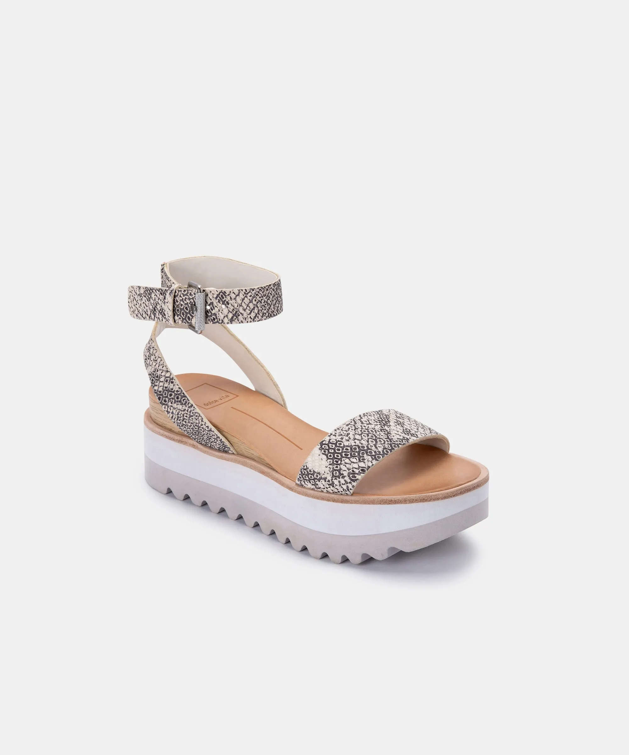 MILA SANDALS STONE SNAKE PRINT LEATHER re:vita sold by Dolce Vita product image thumbnail 2