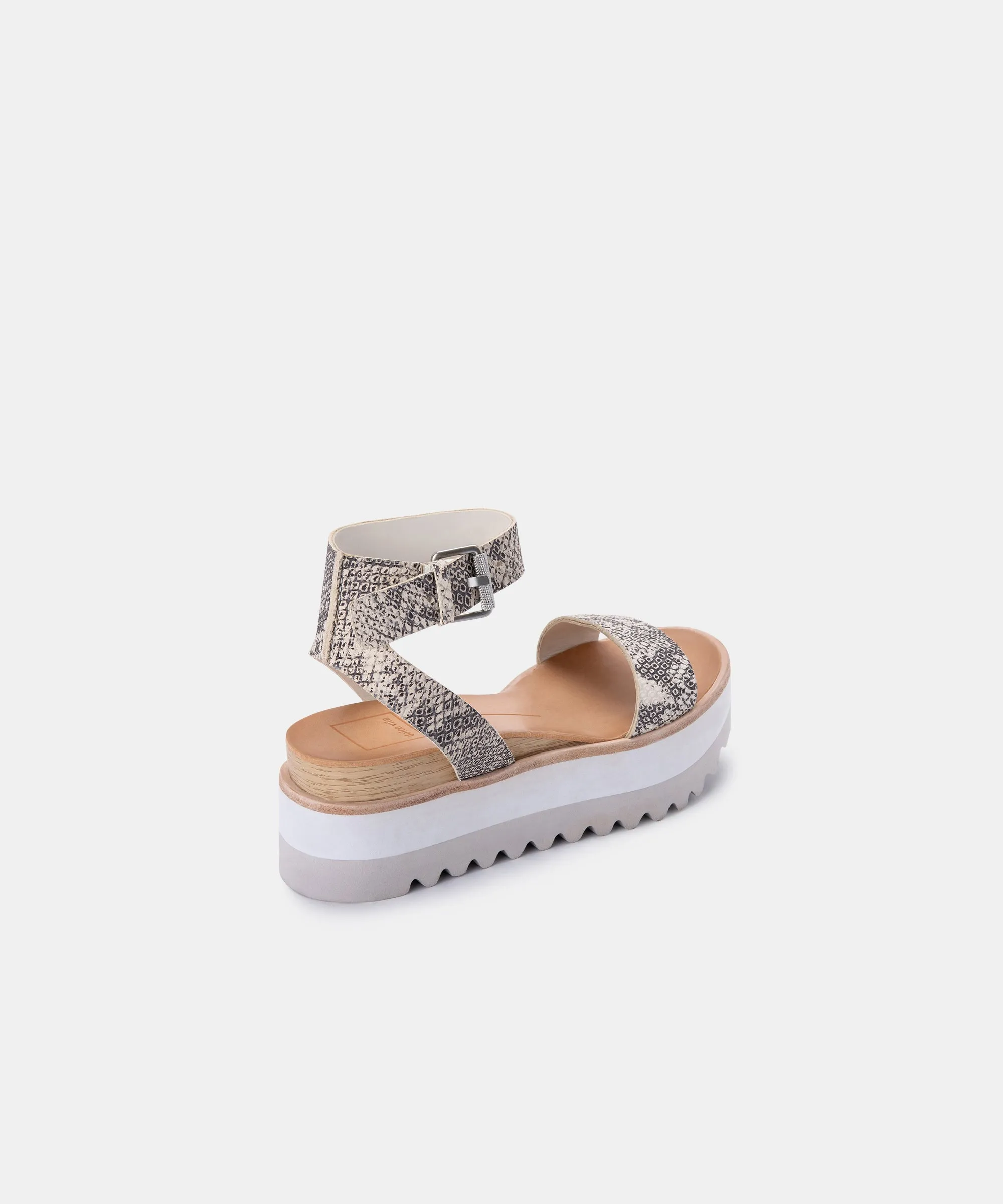 MILA SANDALS STONE SNAKE PRINT LEATHER re:vita sold by Dolce Vita product image thumbnail 3