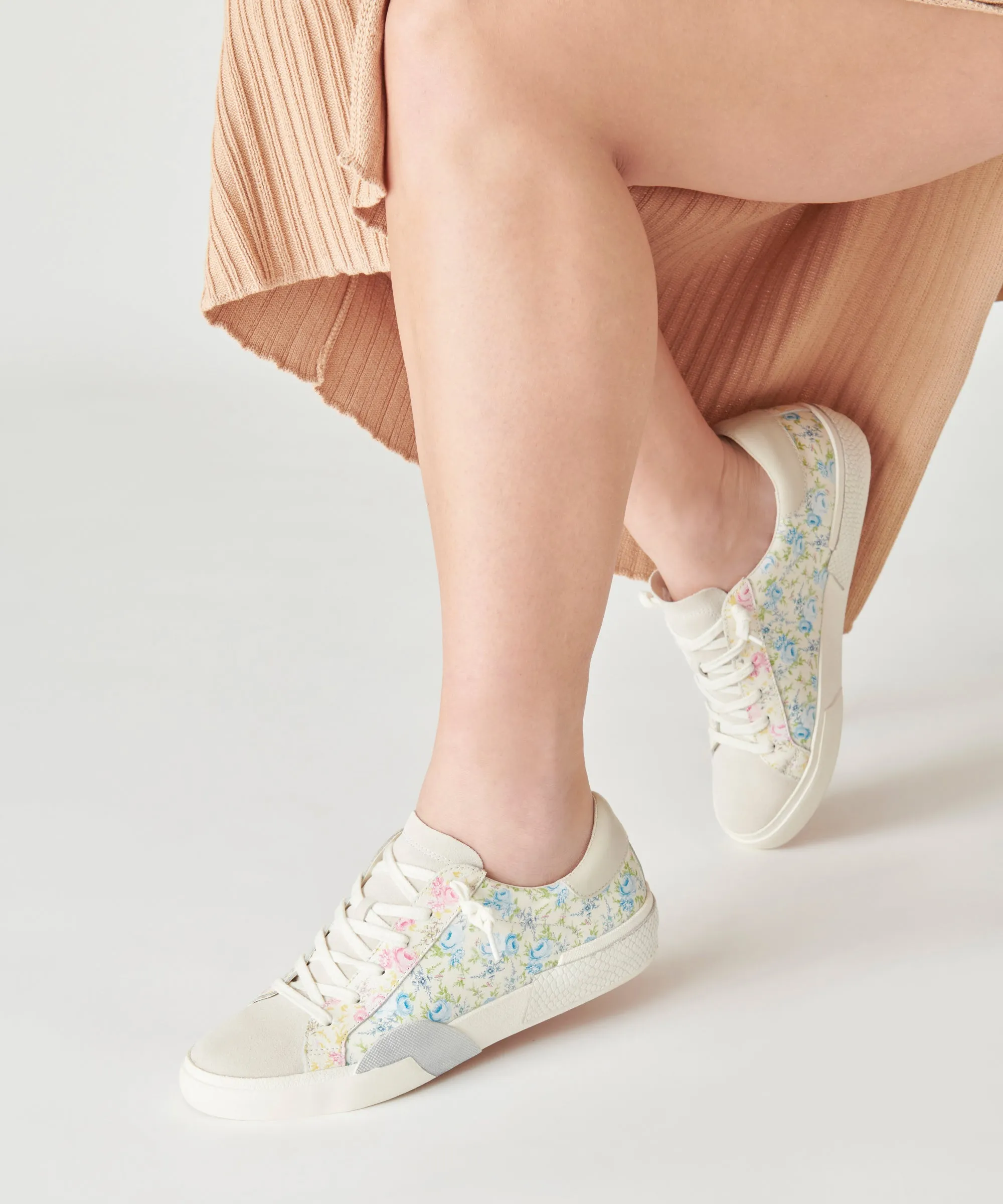 ZINA SNEAKERS BLUE FLORAL LEATHER sold by Dolce Vita product image thumbnail 2