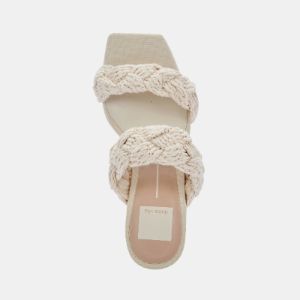 PLAY HEELS IVORY ROPE sold by Dolce Vita