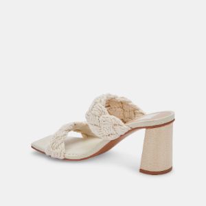 PLAY HEELS IVORY ROPE sold by Dolce Vita