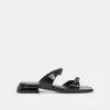 LAVERN SANDALS MIDNIGHT CRINKLE PATENT sold by Dolce Vita