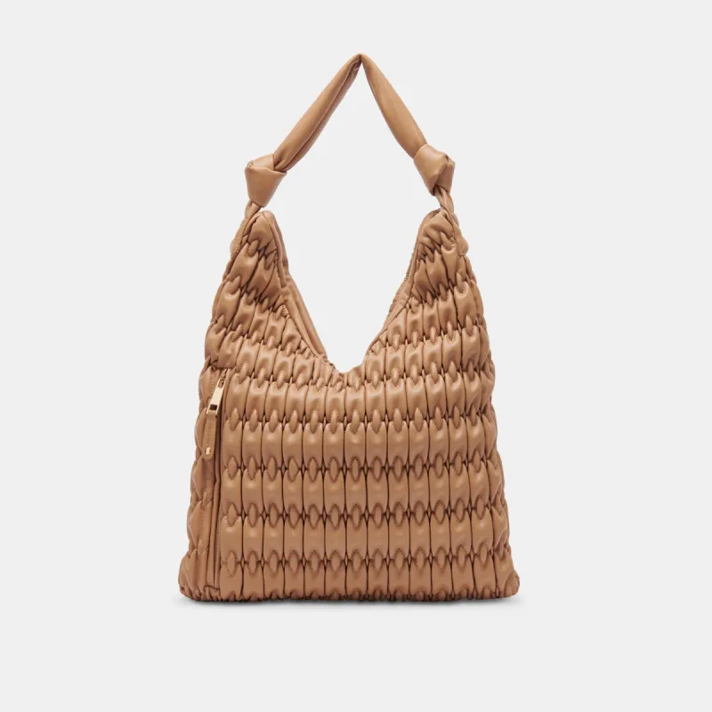 ANGIE TOTE CAFE FAUX LEATHER sold by Dolce Vita
