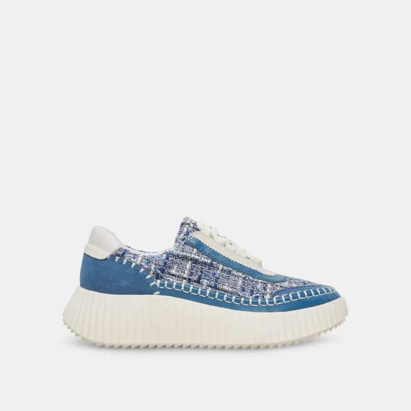 DOLEN SNEAKERS NAVY MULTI WOVEN sold by Dolce Vita