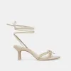 MAISON HEELS IVORY LEATHER sold by Dolce Vita