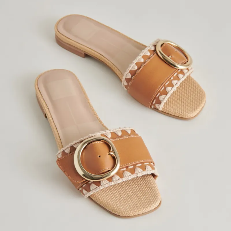 GRECIA SANDALS TAN LEATHER sold by Dolce Vita
