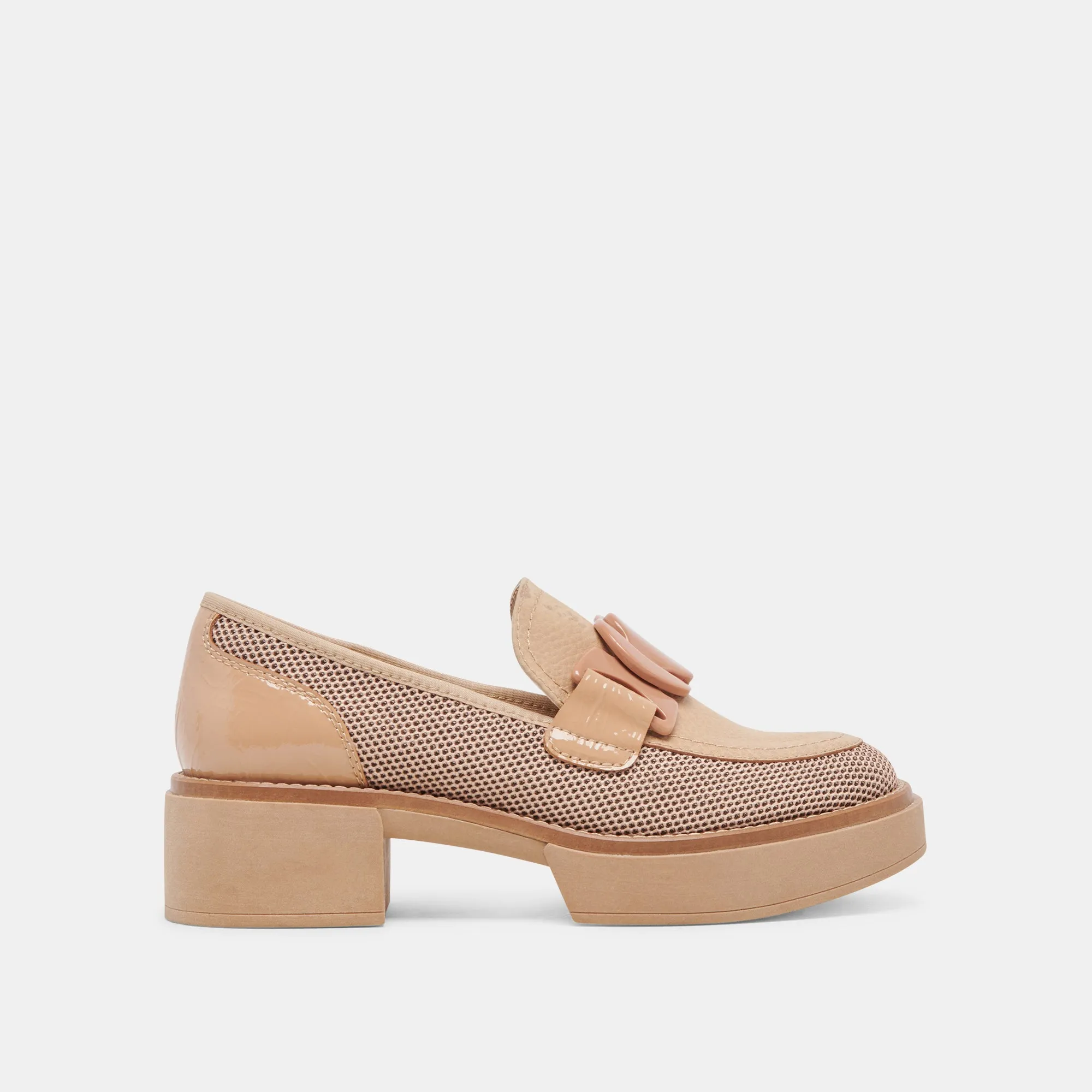 SANDEY LOAFERS PRALINE MESH sold by Dolce Vita