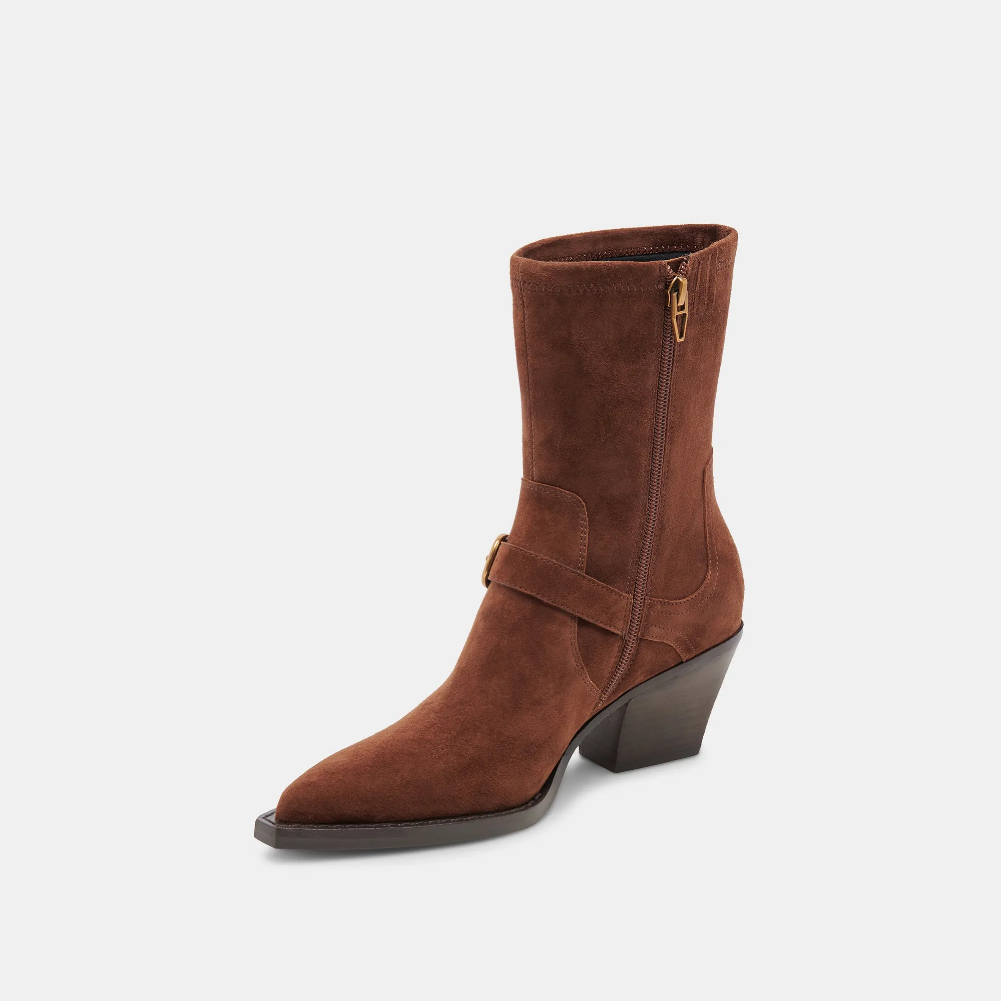 RAVE WIDE CALF BOOTS DK BROWN SUEDE sold by Dolce Vita product image thumbnail 4