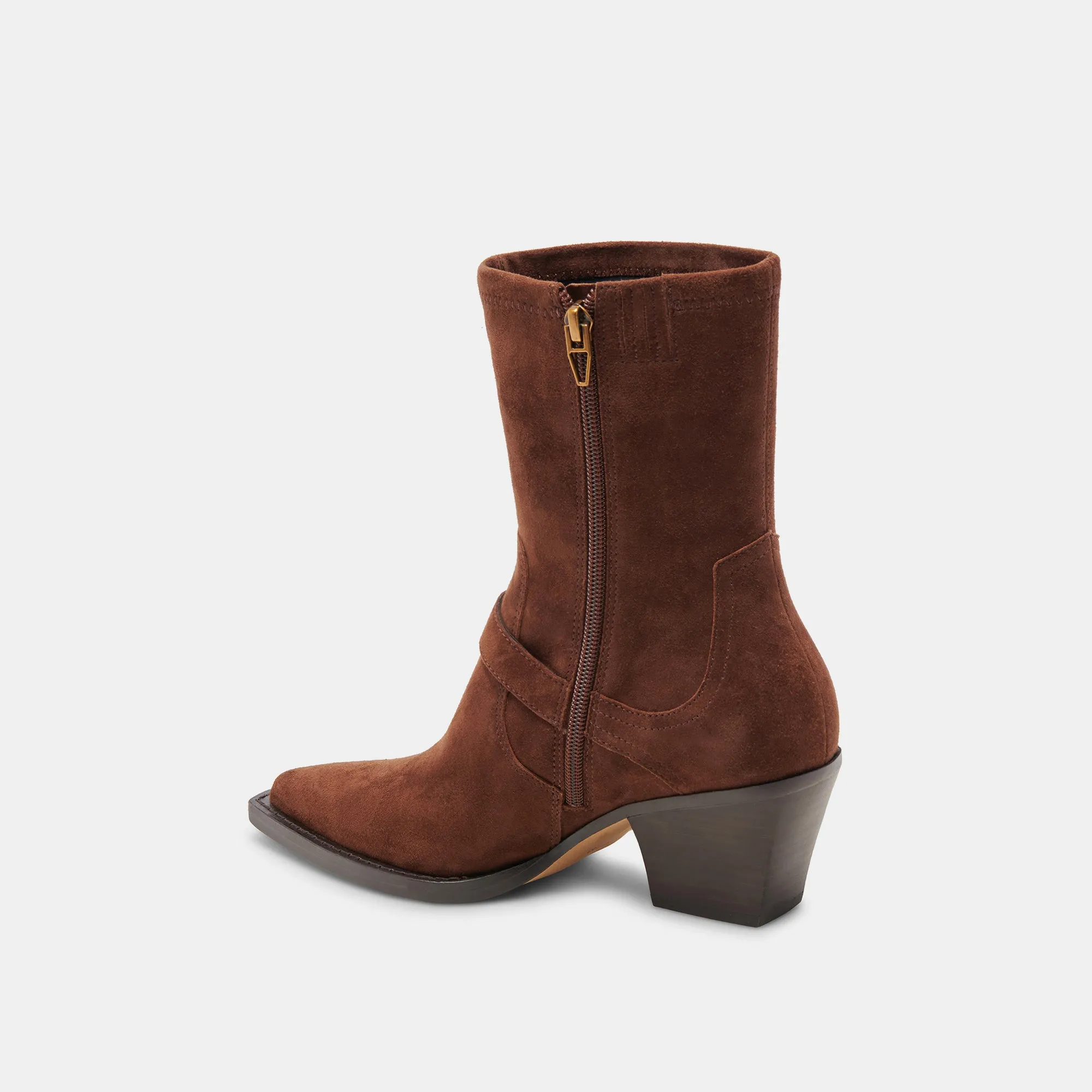 RAVE WIDE CALF BOOTS DK BROWN SUEDE sold by Dolce Vita product image thumbnail 5