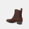 FOSTER BOOTIES DK BROWN SUEDE sold by Dolce Vita