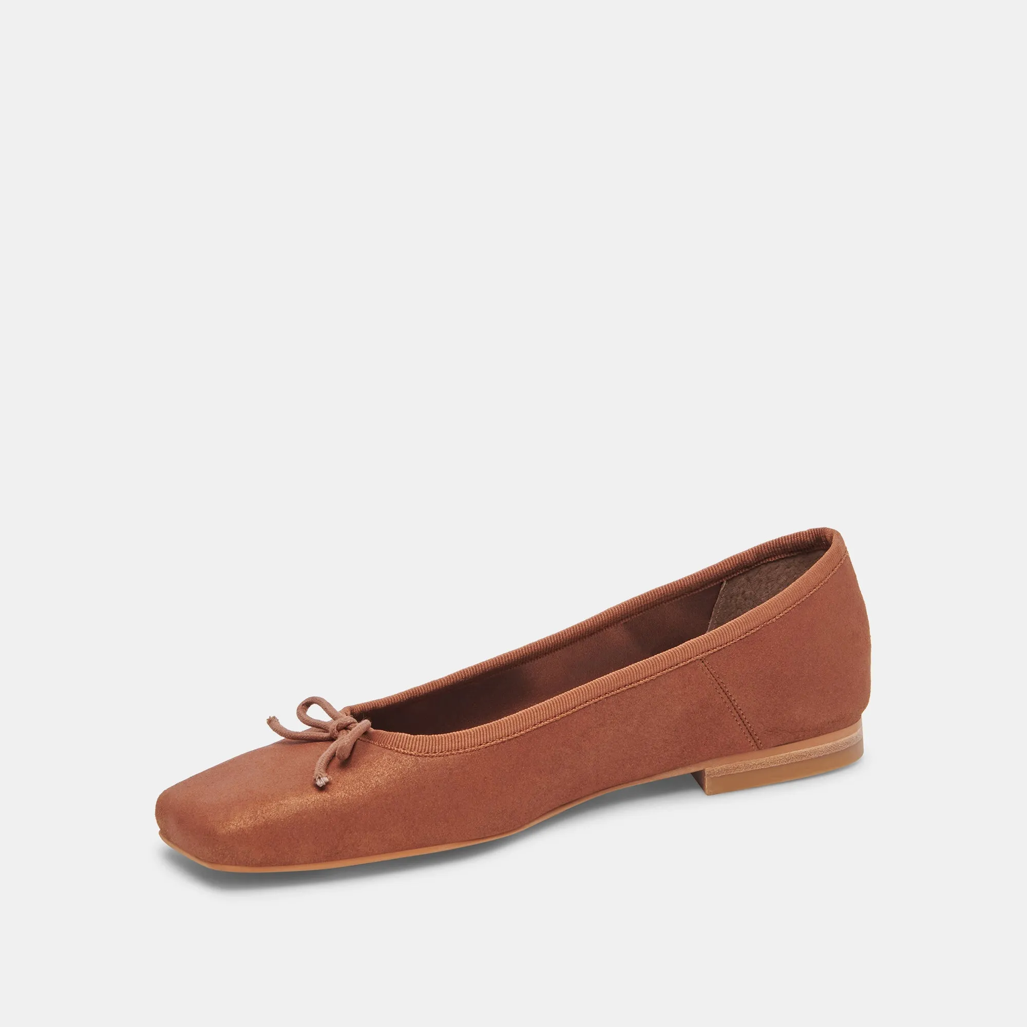 ANISA WIDE BALLET FLATS COPPER METALLIC SUEDE sold by Dolce Vita product image thumbnail 4