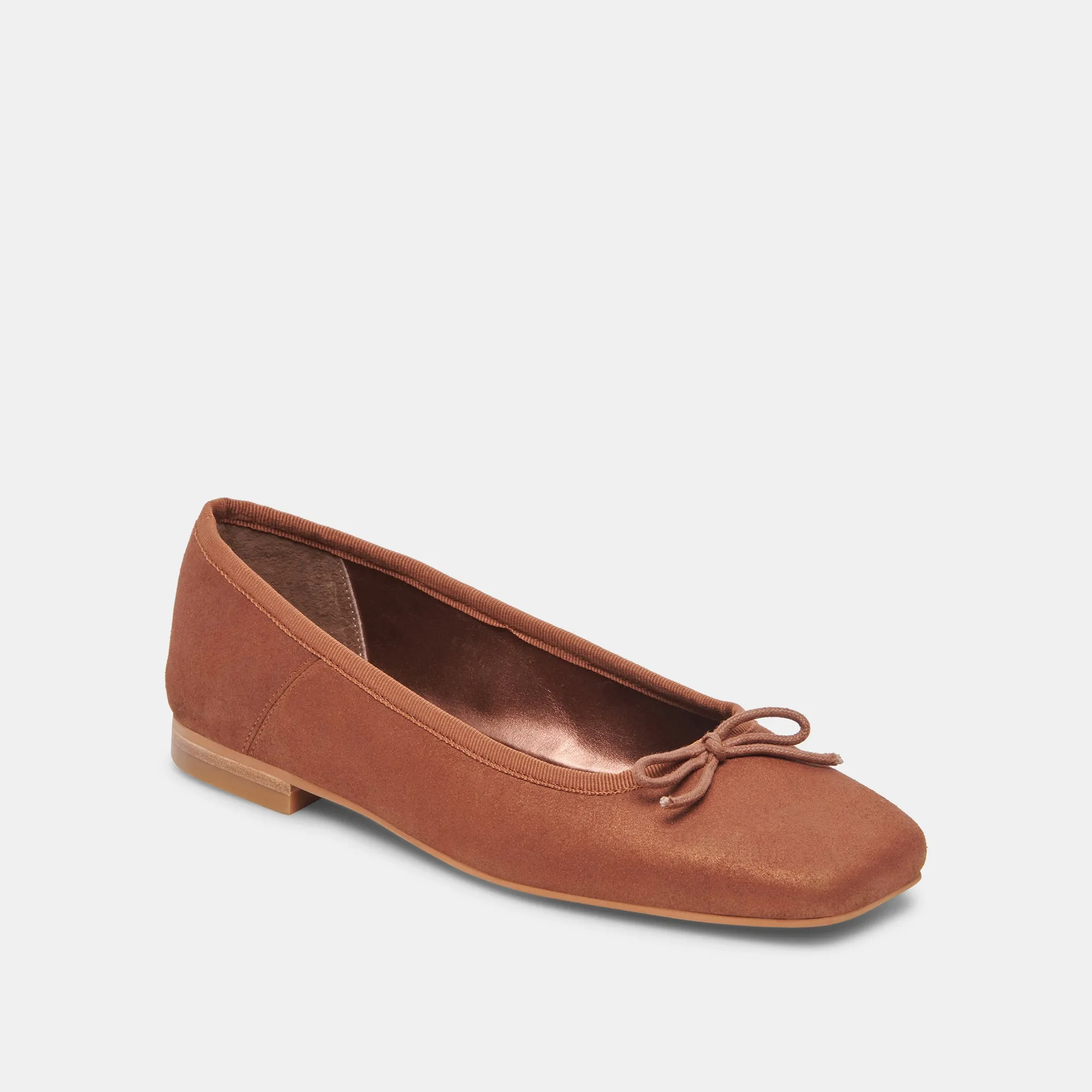 ANISA WIDE BALLET FLATS COPPER METALLIC SUEDE sold by Dolce Vita product image thumbnail 2