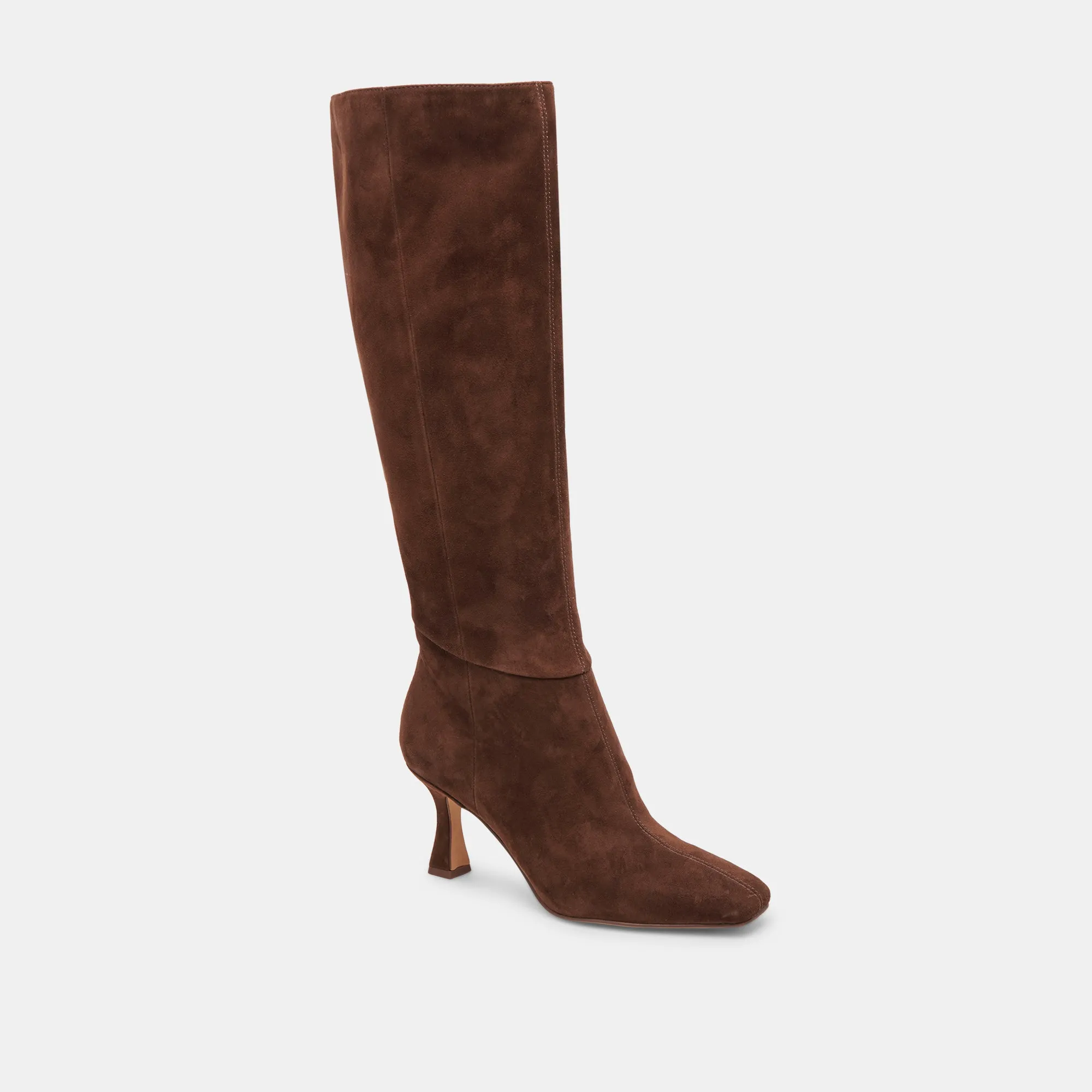 GYRA WIDE CALF BOOTS DK BROWN SUEDE sold by Dolce Vita product image thumbnail 2