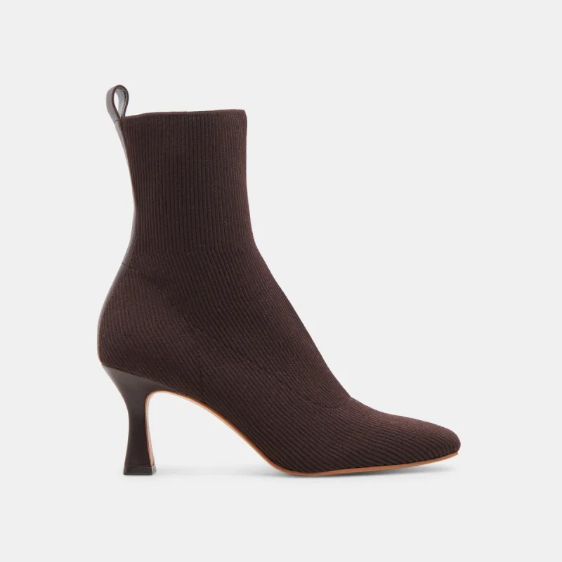 GLAMOR KNIT BOOTS DK BROWN KNIT sold by Dolce Vita