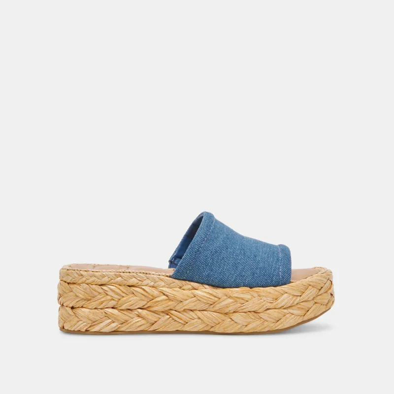 CHAVI SANDALS BLUE DENIM sold by Dolce Vita