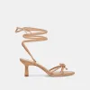 MAISON HEELS LIGHT TAN LEATHER sold by Dolce Vita