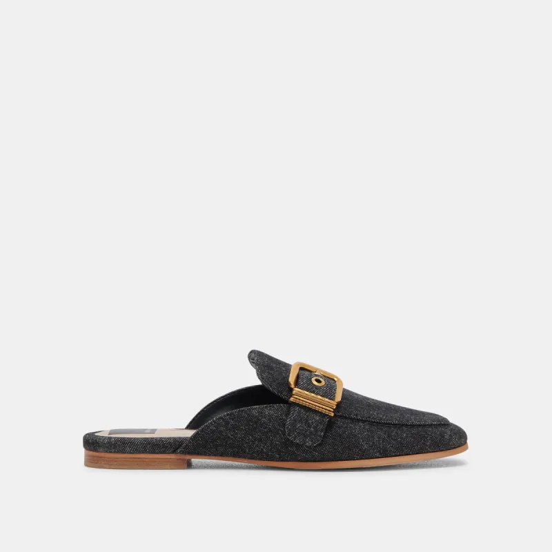 SANTEL FLATS CARBON DENIM sold by Dolce Vita