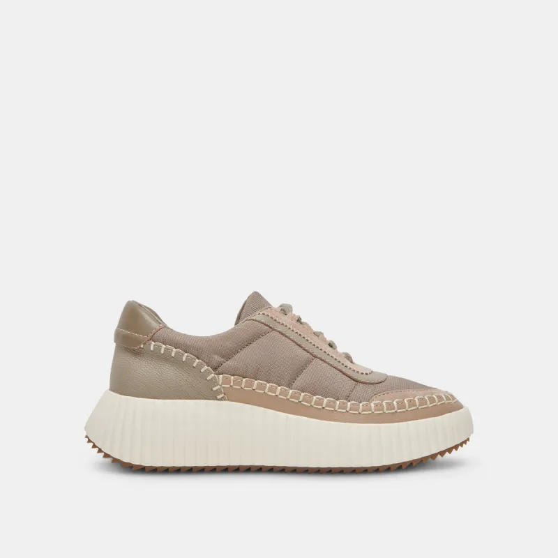 DOLEN NYLON SNEAKERS DK TAUPE NYLON sold by Dolce Vita