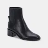 LAYTON BOOTIES ONYX LEATHER sold by Dolce Vita