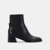 LAYTON BOOTIES ONYX LEATHER sold by Dolce Vita