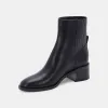 LAYTON BOOTIES ONYX LEATHER sold by Dolce Vita