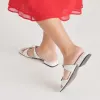 LAVERN SANDALS OFF WHITE CRINKLE PATENT sold by Dolce Vita