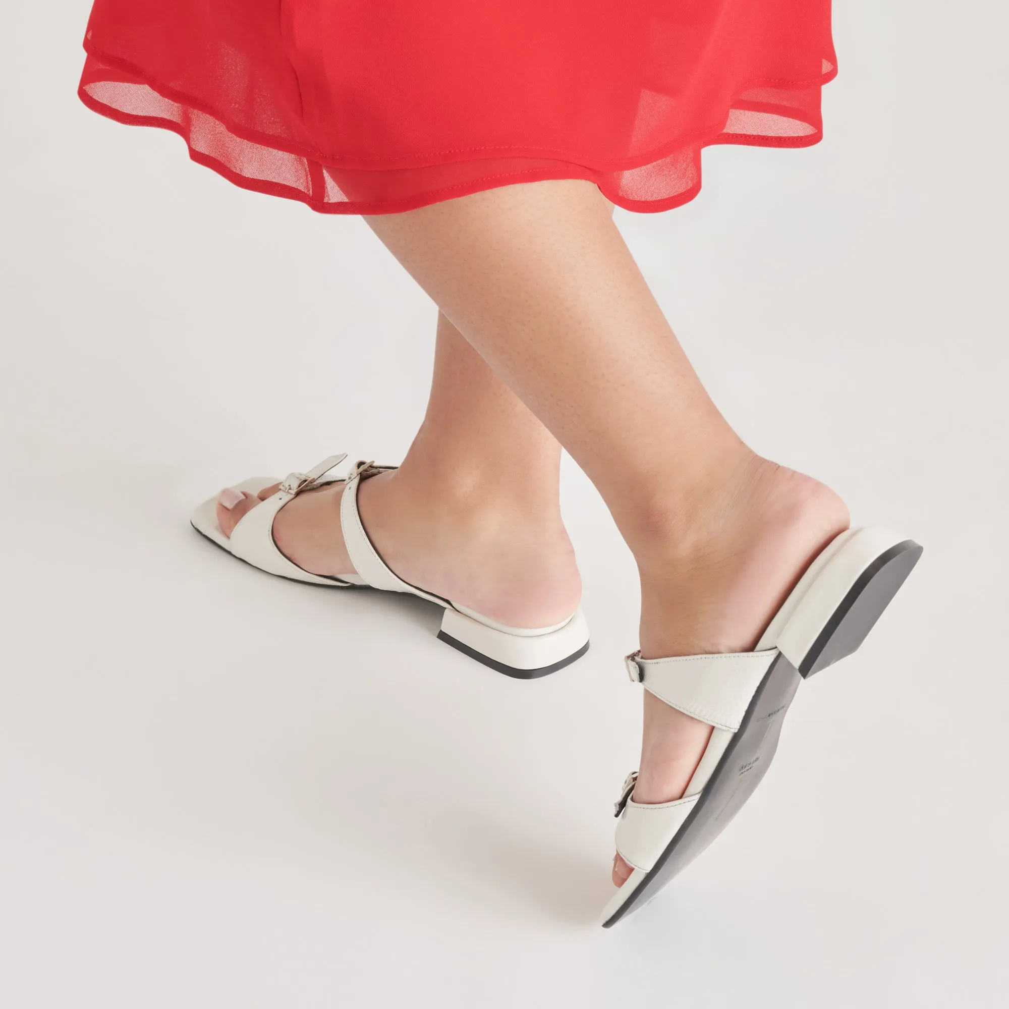 LAVERN SANDALS OFF WHITE CRINKLE PATENT sold by Dolce Vita product image thumbnail 4