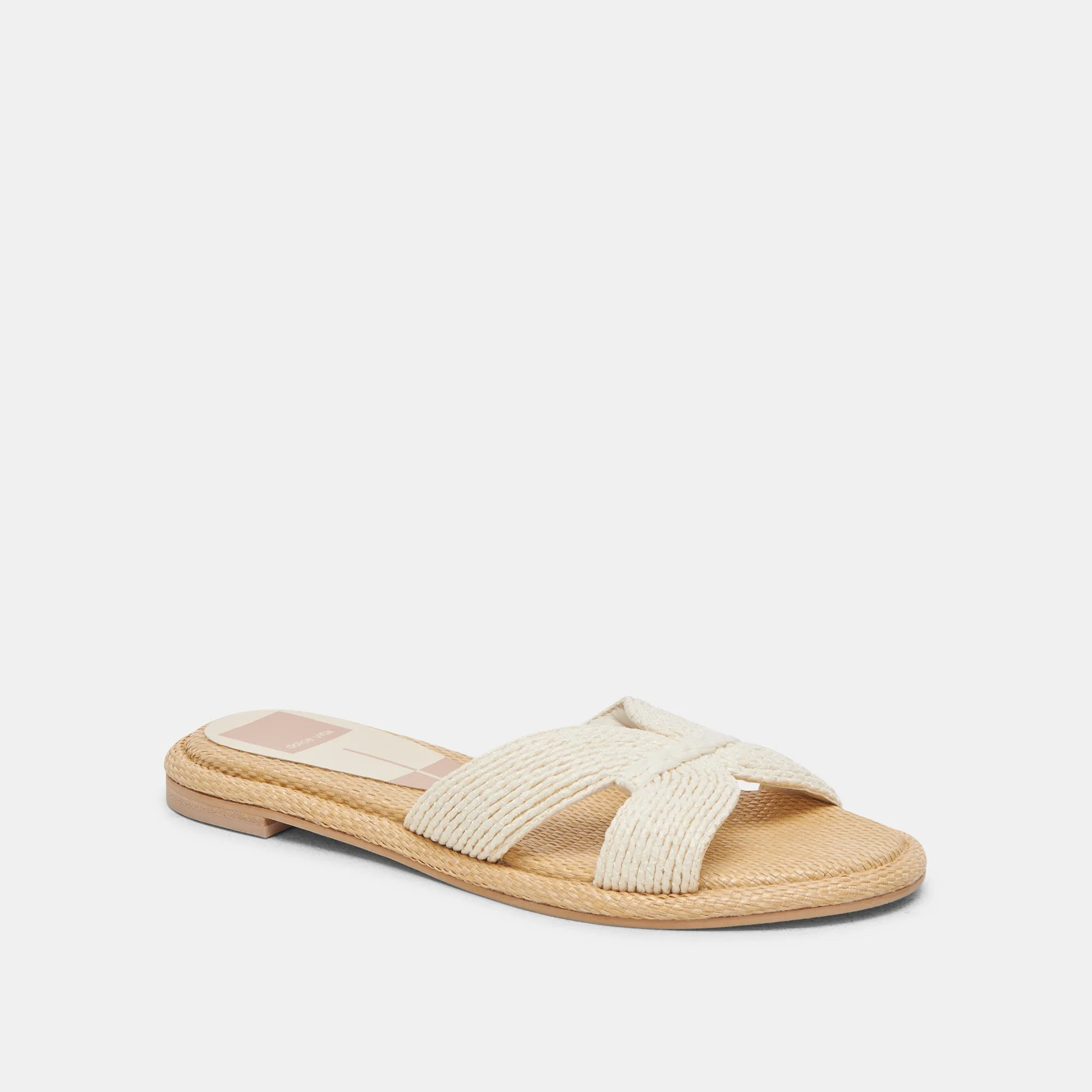 ATOMIC SANDALS WHITE RAFFIA - re:vita sold by Dolce Vita product image thumbnail 3